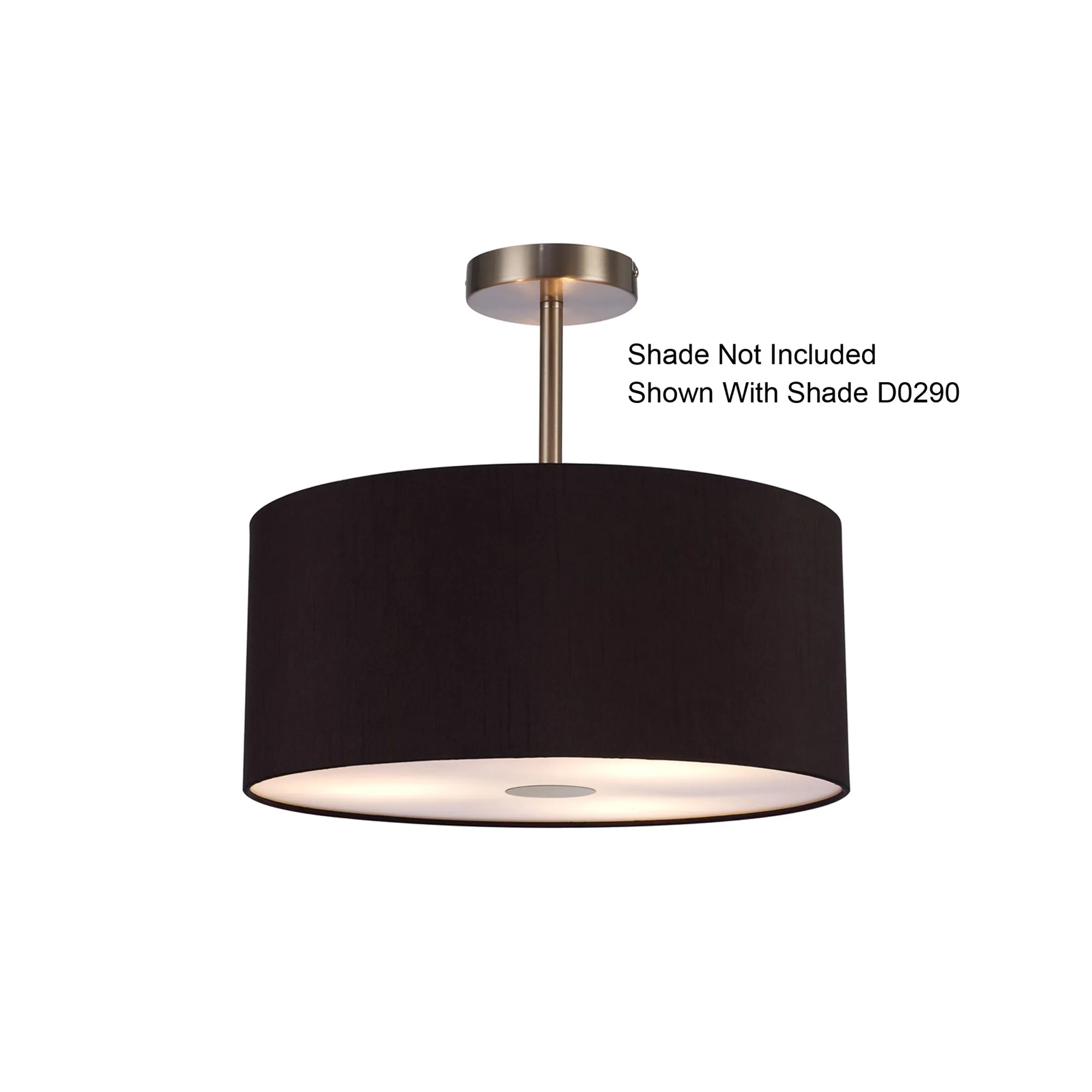 Baymont Semi Flush 3 Light Satin Nickel D0338  Deco Baymont SN